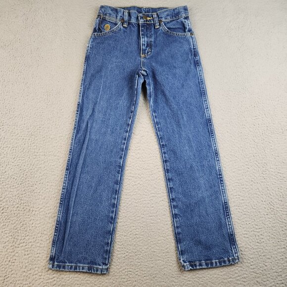 Wrangler Other - Wrangler Jeans Boys 9 Regular Blue Straight Leg Classic Denim Adjustable Waist
